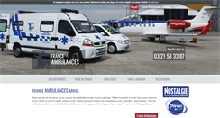 Desktop Screenshot of france-ambulances.net