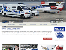 Tablet Screenshot of france-ambulances.net